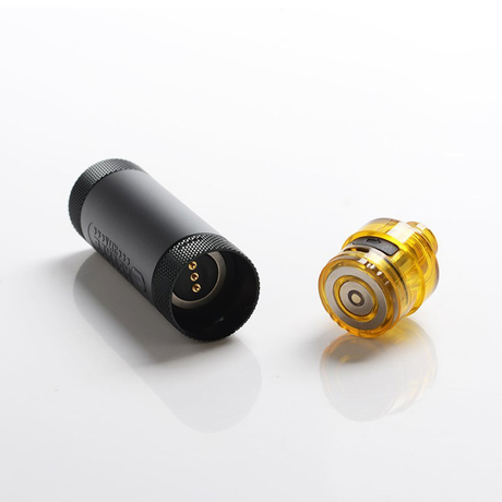 Authentic Asvape Hita 30W 1000mAh Mech Mod RBA Pod System Vape Starter Kit - Carbon Black, 3ml, 0.5ohm / 1.0ohm, 5~30W