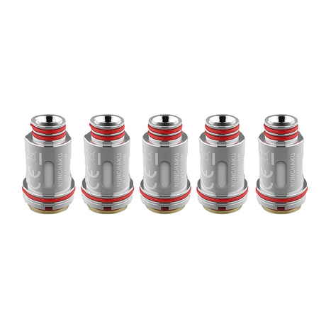 Authentic Uwell Replacement UN2 Meshed Coil Head for Nunchaku / Nunchaku 2 Tank - Silver, 0.2ohm (50~60W) (4 PCS)