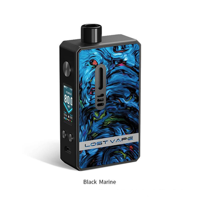 Authentic Lost Vape Gemini Hybrid Pod System Vape Mod Kit - Black Marine,  5~80W, 1 x 18650, 4.0ml, 0.2 / 1.0ohm - Buy Product on shareAvape