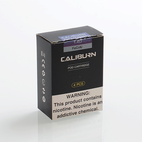 Authentic Uwell Caliburn / Caliburn KOKO Replacement Pod Cartridges - 2ml, 1.4ohm (4 PCS)