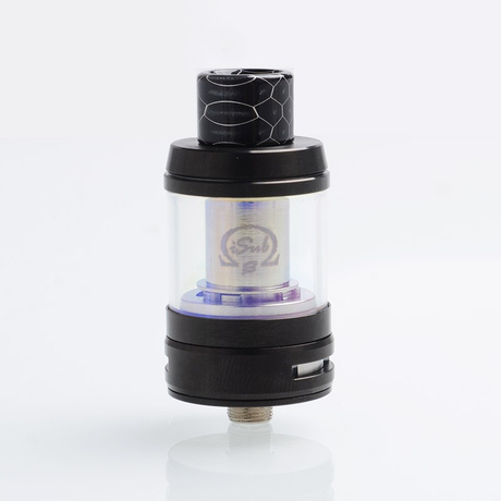 Authentic Innokin iSub-B Sub Ohm Tank Clearomizer Steel + Pyrex Glass 24mm Diameter