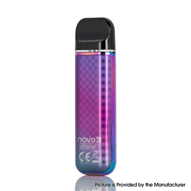 Authentic SMOKTech SMOK Novo 3 Pod System Vape Starter Kit, 800mAh, 6~25W, 2.0ml, 0.8ohm