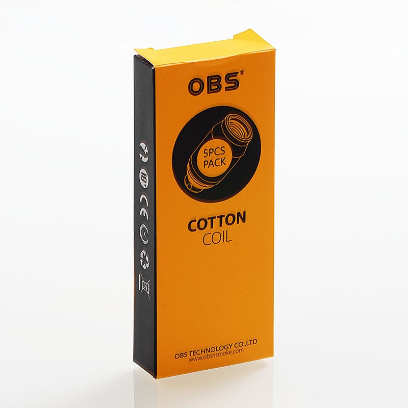 Authentic OBS Cube Mini Replacement S1 Mesh Coil Head - 0.6 Ohm (5 PCS)