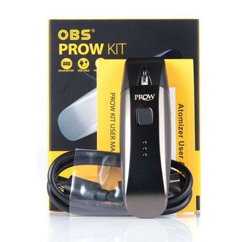 Authentic OBS Prow 11W 300mAh AIO E-cigarette Pod System Starter Kit - Chrome, Zinc Alloy, 1.5ml, 1.4ohm, 7~11W