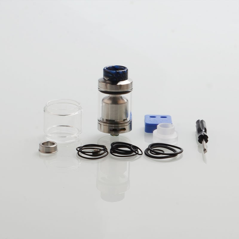 Authentic Hellvape Rebirth RTA Rebuildable Tank Atomizer - Gold, 5ml, 25mm Diameter