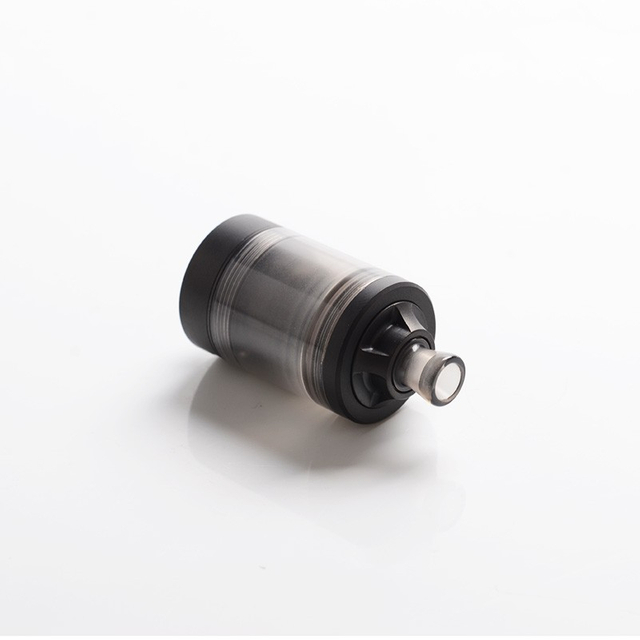 Vapeasy Roulette Style MTL / DL RTA Rebuildable Tank Vape Atomizer - Black, Stainless Steel, 3.5ml, 22mm Diameter