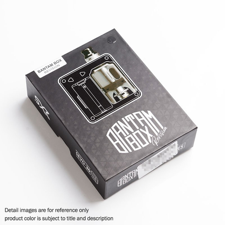 Authentic SXK Bantam Revision 30W VW Variable Wattage Vape Box Mod Kit w/o 18350 - Gold Plating, 5~30W, 1 x 18350, SEVO-30