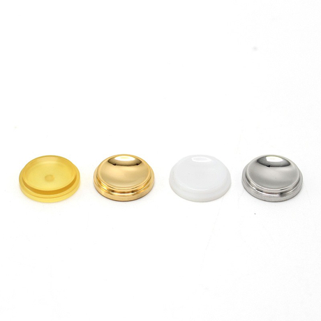  SXK BB / Billet Box Mod Replacement Fire Button Gold + Silver + Brown + White, SS + PEI + POM (4 PCS)