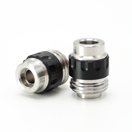 SXK Mission Booster Drip Tip for SXK BB / Billet Box Mod 316SS + POM 3 PCS Bore Inserts 3mm / 2mm / 1.5mm