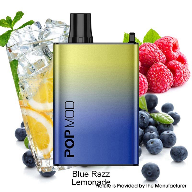 Authentic YUMI POPMOD 4500 Puffs Rechargeable Disposable Kit 700mAh 12ml 50mg