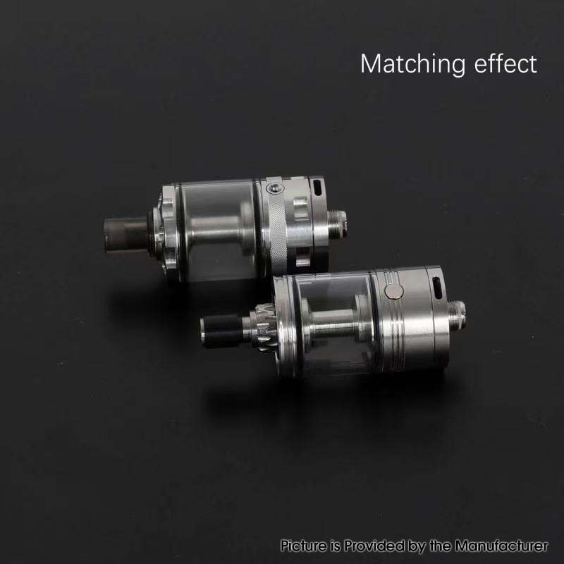 YFTK Bottom Intake Base with 5 Air Pins for Ambition Mods Bishop MTL RTA – Silver