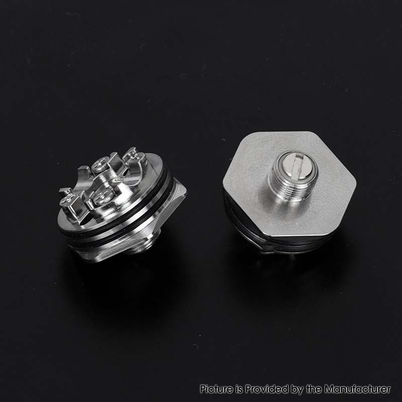 YFTK交換用ベースデッキv2 for Ambition Mods bishop mtl RTA 2ml / 4ml  - 銀