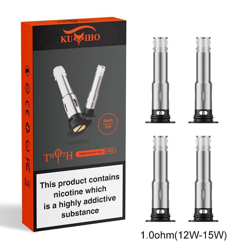 Аутентичные заменные катушки Kumiho Thoth Tpd для Thoth T / G / C / S POD - 4 ПК 