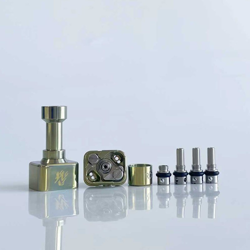 Rekavape BY-KA Style RBA Bridge Full Set – 316SS & Titanium Alloy for Billet Box BB Boro Mods