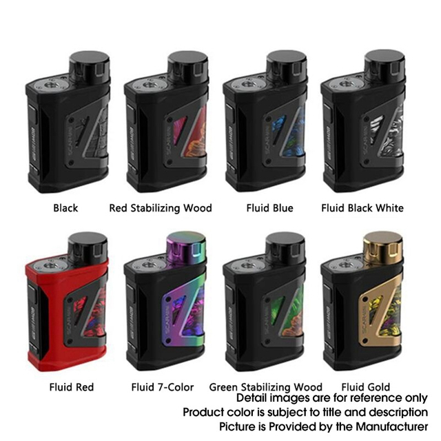 Authentic SMOKTech SMOK Scar-Mini 80W VW Vape Box Mod, VW 1~80W, 1 x 18650, IP67 Waterproof / Dustproof / Shockproof