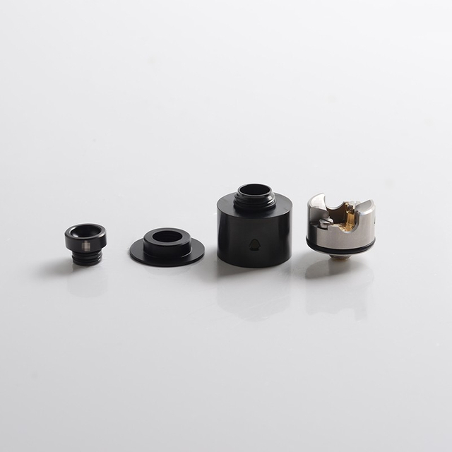 Hussar Legacy II 2 V2 Style RDA Rebuildable Dripping Vape Atomizer w/ BF Pin, 316 Stainless Steel, 22mm Diameter