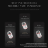 Autentico Uwell corona 5 fecrale un2-2 dual Mesh Coil - 0.3ohm (50 ~ 55W) (4 pcs)
