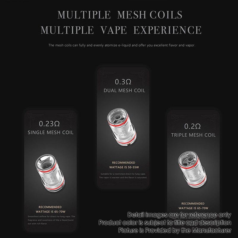 Autentico Uwell corona 5 fecrale un2-2 dual Mesh Coil - 0.3ohm (50 ~ 55W) (4 pcs)