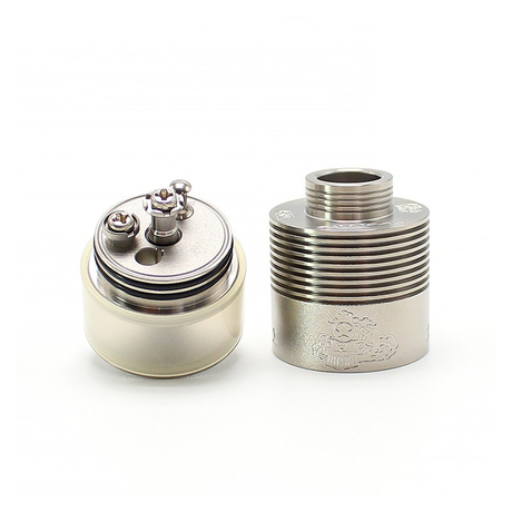 SXK Paravozz Cyclone Cool XL RDTA Rebuildable Dripping Tank Vape Atomizer Titanium Alloy 22mm Diameter