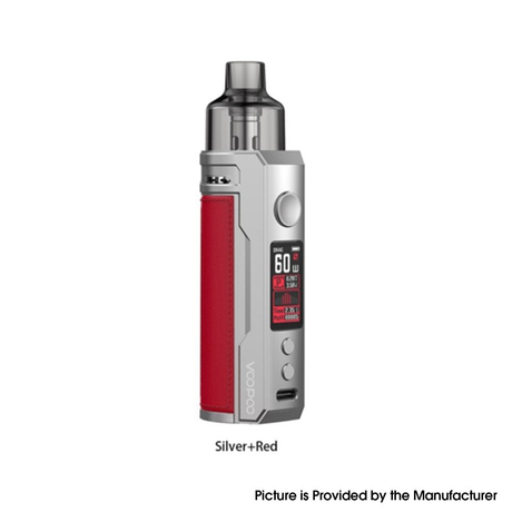 Authentic VOOPOO DRAG S 60W 2500mAh VW Mod Pod System Vape Starter Kit 4.5ml, 0.2ohm / 0.3ohm, 5~60W