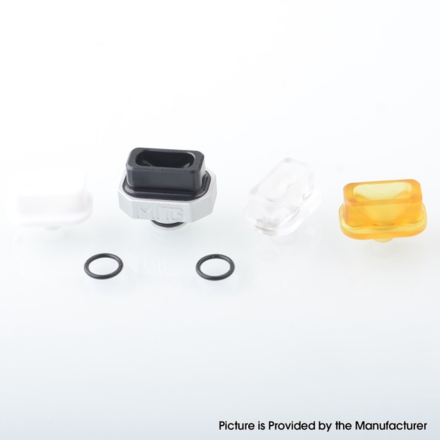 Kontrl Mag 510 Drip Tip Aluminum + Teflon / POM / PEI / PC, 4 x Mouthpieces