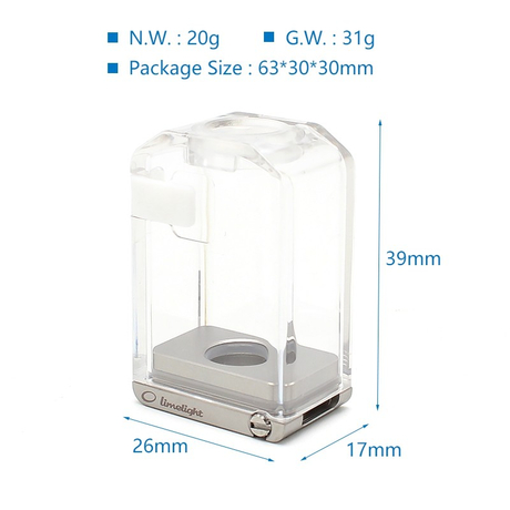 SXK Limelight AIO Tank for SXK BB / Billet Box PCTG + 316SS, 5ml