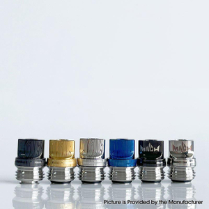 Monarchy Inverted Whistle Dama Style Drip Tip for BB / Billet / Boro AIO Box Mod Stainless Steel