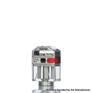 Veepon Tita X RDTA– Authentic, Billet Box Boro,7 Air Pins 1.0-4.0mm Top-Airflow