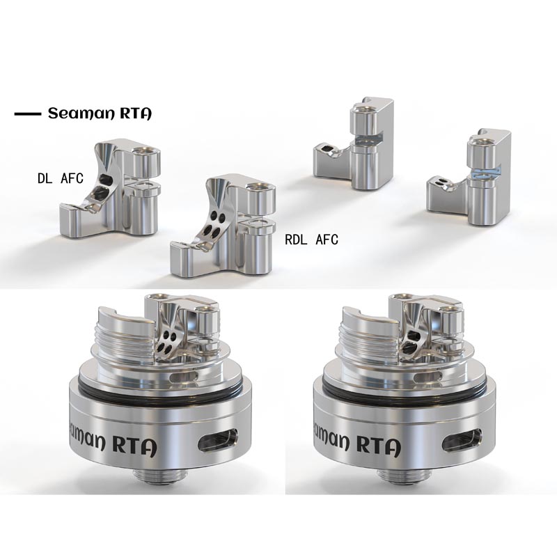 Authentic Auguse SEAMAN RTA Rebuildable Tank Atomizer 5.0ml, 23mm Diameter 03