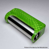 Estilo de estrato V4 100W VW Box Mod - Prata + Verde, Juma + 316Ss, 5 ~ 100W, TC 212 ~ 572'f / 100 ~ 300'C, 1 x 18650, Yihi SX485J