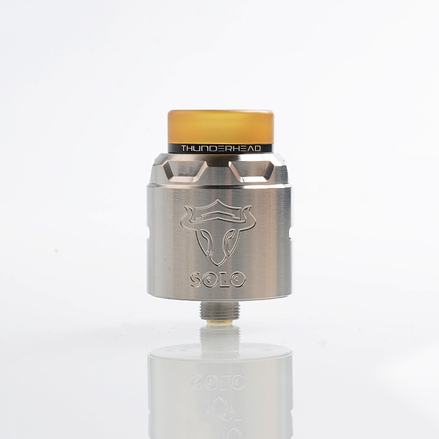 Authentic ThunderHead Creations THC Tauren Solo RDA Rebuildable Dripping Atomizer w/ BF Pin 2.0ml, 24mm Diameter
