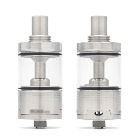 Moka RTA Rebuildable Tank Vape Atomizer w/ 7 Air Pins + 3 Chambers - Sliver, 4.5ml, 22mm