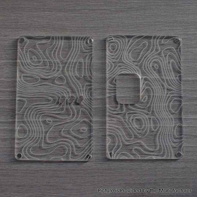 Authentic MK MODS Topo Replacement Front + Back Cover Panel Plate for Vandy Vape Pulse AIO Mini 80W Kit