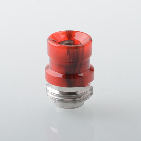 Mission Never Normal  Drip Tip for BB / Billet / Boro AIO Box Mod - SS + Resin, Air Insert 1.5mm / 2mm / 3.5mm