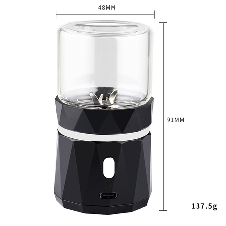 LTQ Vapor Mini Electric Grinder – Portable 400mAh Rechargeable Herb Grinder for Effortless Grinding