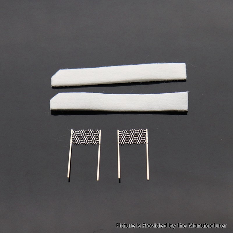 Vapefly Optima 80W Pod Mod Kit Replacement RMC Prebuilt Wire + Cotton - (10 Set)