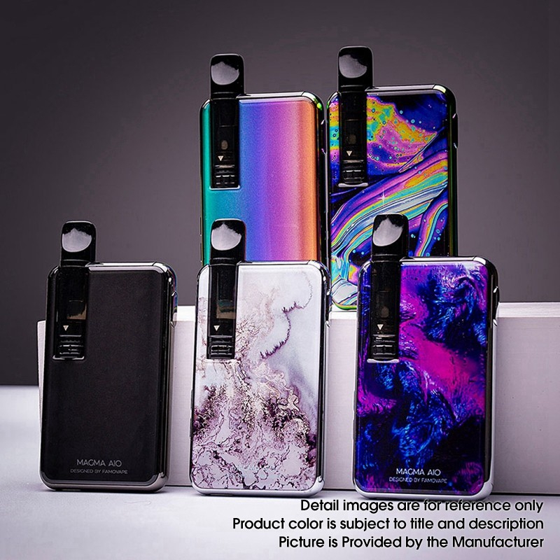 Famovape Magma AIO 40W Pod System Starter Kit, 5~40W, 900mAh, 2.0ml Pod Cartridge, 0.4ohm / 1.2ohm