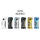 정통 Ultroner Alieno 70W TC VW 변수 와트지 Vape Box Mod, ABS, 1 ~ 70w, 1 x 18650, Sevo 70 칩셋
