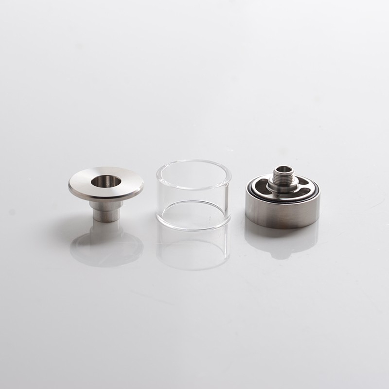 Yftk dvarw mtl fl Facelift 22mm RTA Vape Atomizer Substituição Tubo do tubo do tanque, 3,5 ml, aço inoxidável + vidro