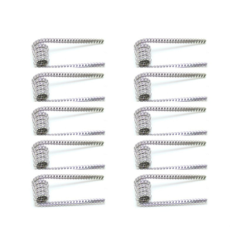 SXK ETU Pre-built Coil Wire - 0.28ohm, Kernel (26GA+36GA) x 2 + 38GA x 26GA, Wrapped (0.4+0.13) x 2 +0.1 x 0.4 (10PCS)