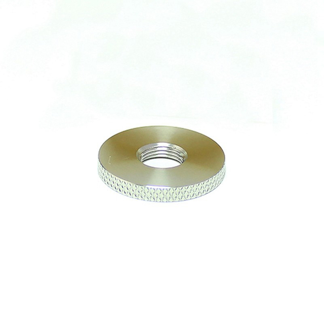 SXK Scud TT Style Box Mod Replacement knurl 510 Ring - Silver, Stainless Steel, Compatible with 22mm Atomizer