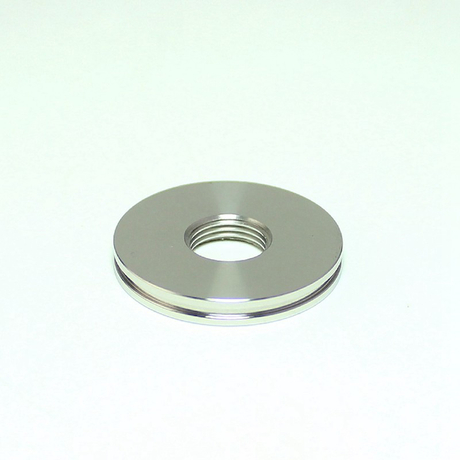 SXK Scud TT Style Box Mod Replacement 510 Ring - Silver, Stainless Steel, Compatible with 24mm Atomizer