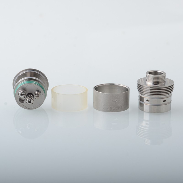 Paravozz Mini RDTA Rebuildable Dripping Tank Vape Atomizer Titanium Alloy + PC, 2.0ml, 22mm Diameter