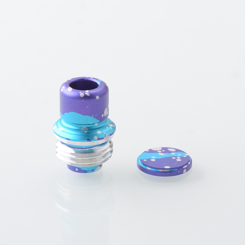 Authentic MK MODS TB Boro Drip Tip and Button for VandyVape Pulse AIO V2 80W Boro Box Mod Kit