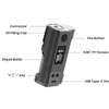Authentic Dovpo Flipside Solo 100W Squonk Box Mod – Single 18650/21700 BF Vape Mod