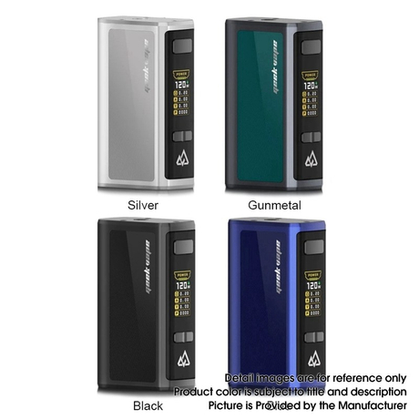 GeekVape Obelisk 120 FC Z 120W TC VW Variable Wattage Box Mod w/ Fast Charger, 5~120W, 3700mAh