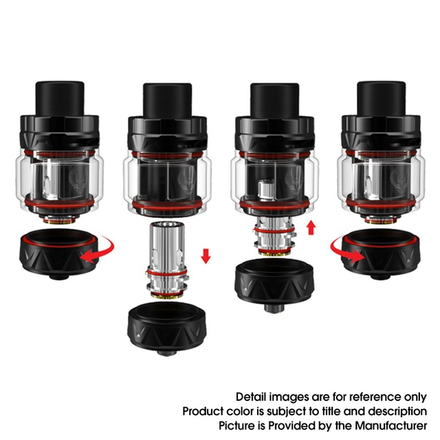 Authentic Horizon Sakerz Sub Ohm Tank Clearomizer Vape Atomizer 5.0ml / 3.5ml, 0.16ohm /0.17ohm, 29.5mm Diameter