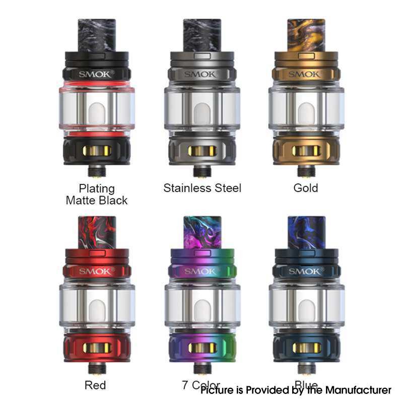Auténtico Smoktech Smok TFV18 Mini Tank Vape Atomizer 6.5ml, 0.15 / 0.2ohm de malla de malla, 28 mm de diámetro