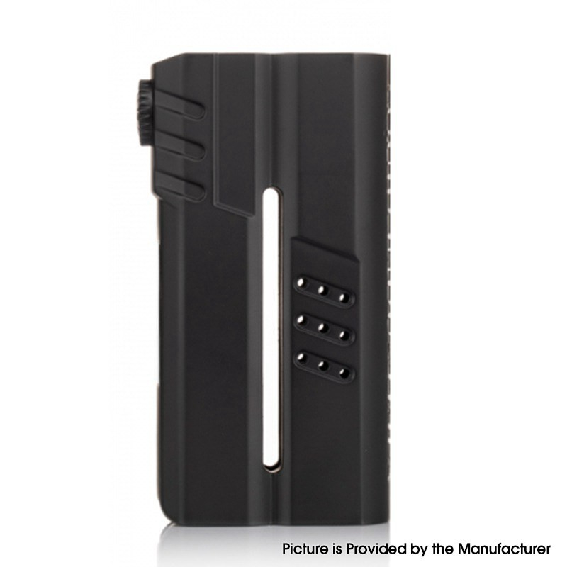 Authentic Squid Industries Double Barrel V4 200W VW Vape Box Mod - Black, 5~200W, 2 x 18650