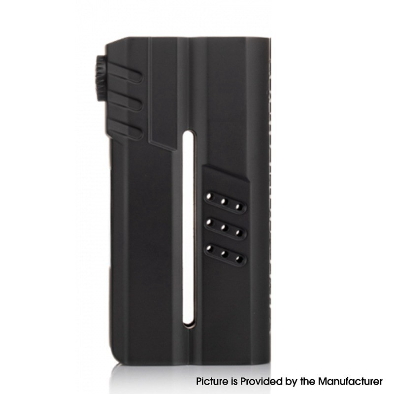Authentic Squid Industries Double Barrel V4 200W VW Vape Box Mod - Black, 5~200W, 2 x 18650